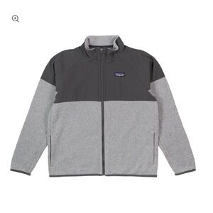 Patagonia better sweater feather grey shelled jacket